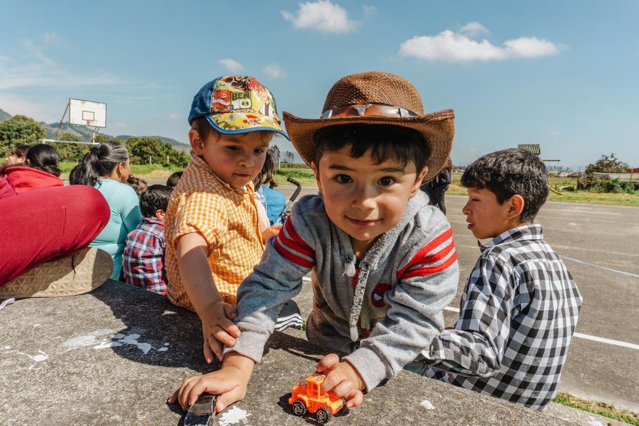 Jóvenes en evento cultural